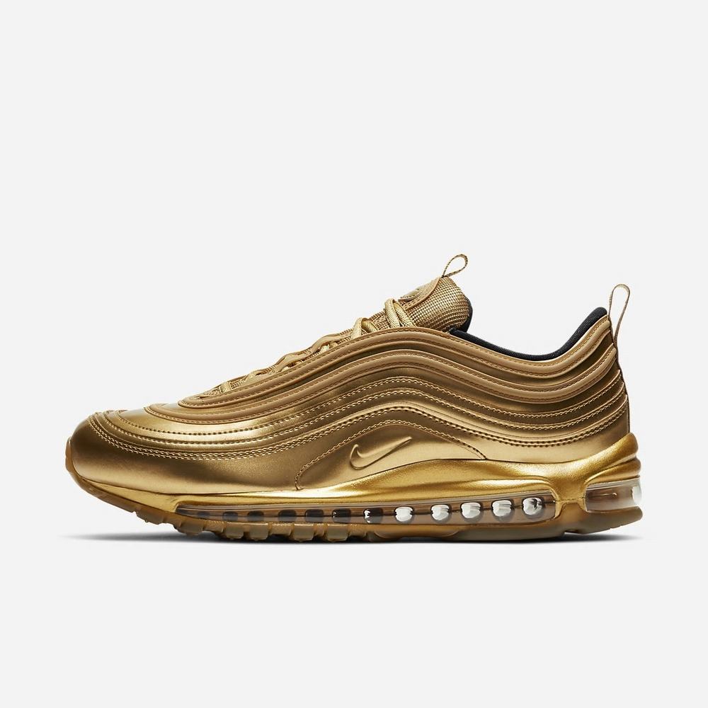 Sneakers Nike Air Max 97 Doré 4280-597 Metallic Gold/Black/University Red/Metallic Gold Homme | EXR-14752999